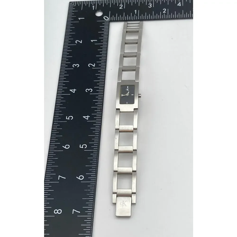 Calvin Klein CK Swiss Made Women's Watch 17mm - All Stainless - New Battery - WR
